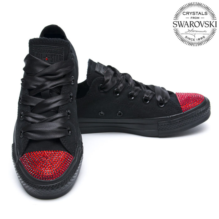 Converse Swarovski Red by Nela Slováková