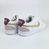 Nike court vision low crystal gold