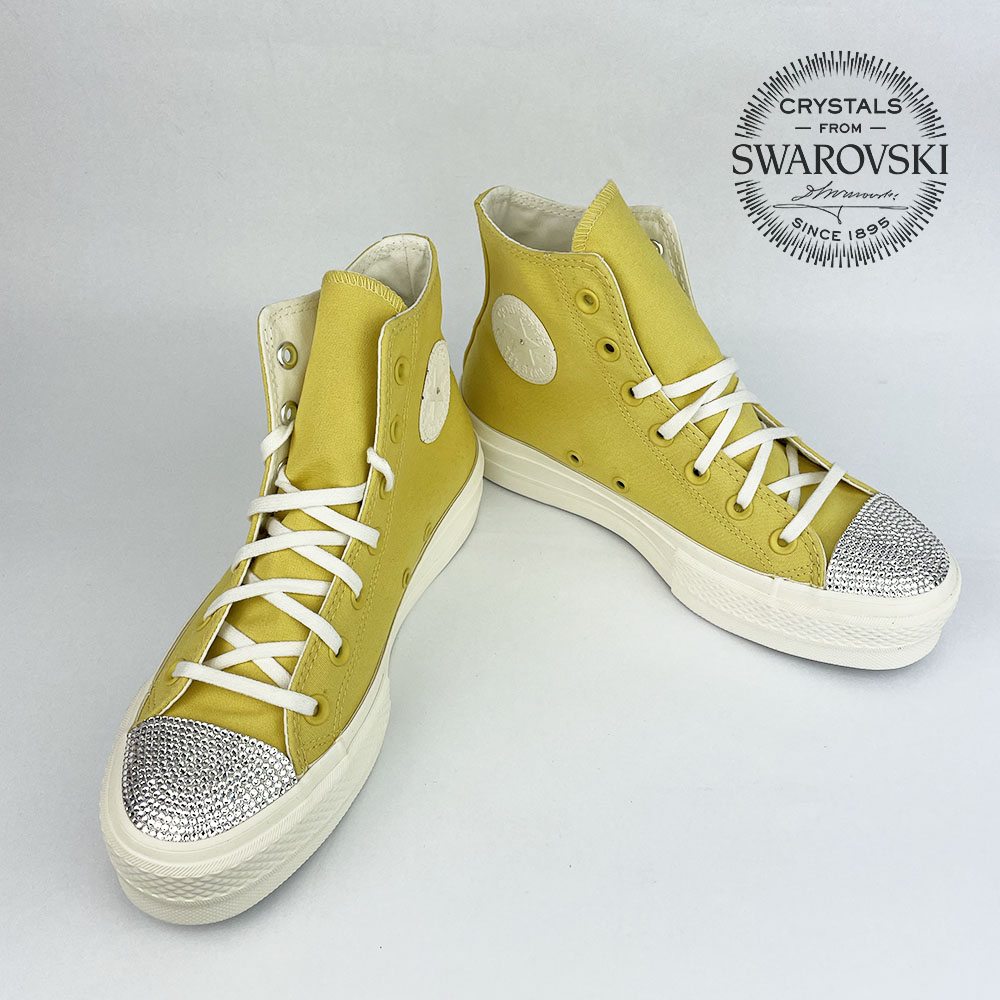 Converse Swarovski High Saturn Gold